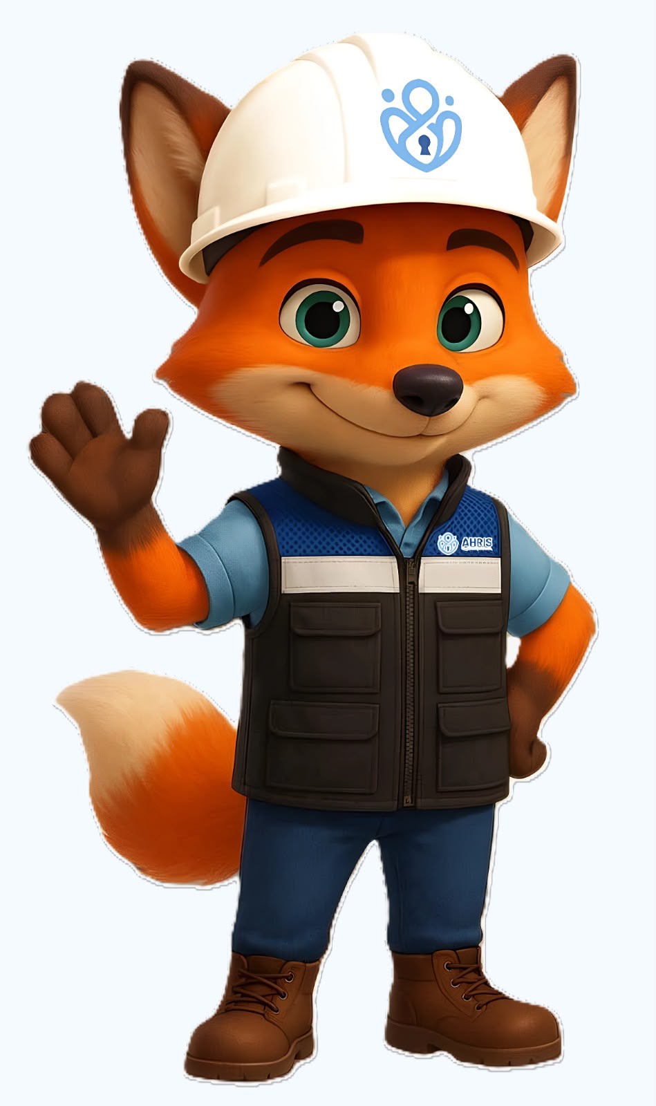 Mascota de AHRIS, cuidamos de ti
